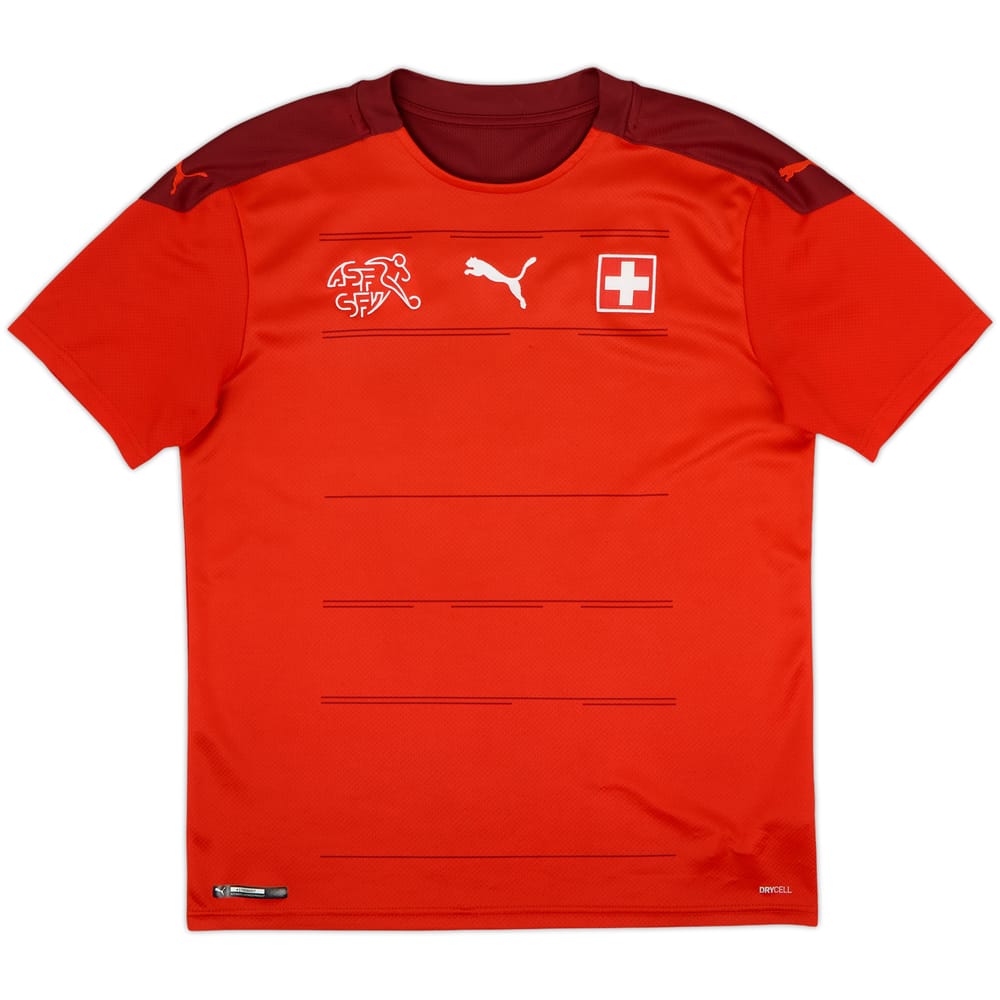 2020-21 Switzerland Home Shirt - 8/10 - (M)