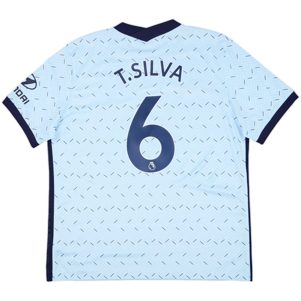 2020-21 Chelsea Away Shirt T.Silva #6 - 9/10 - (XL)