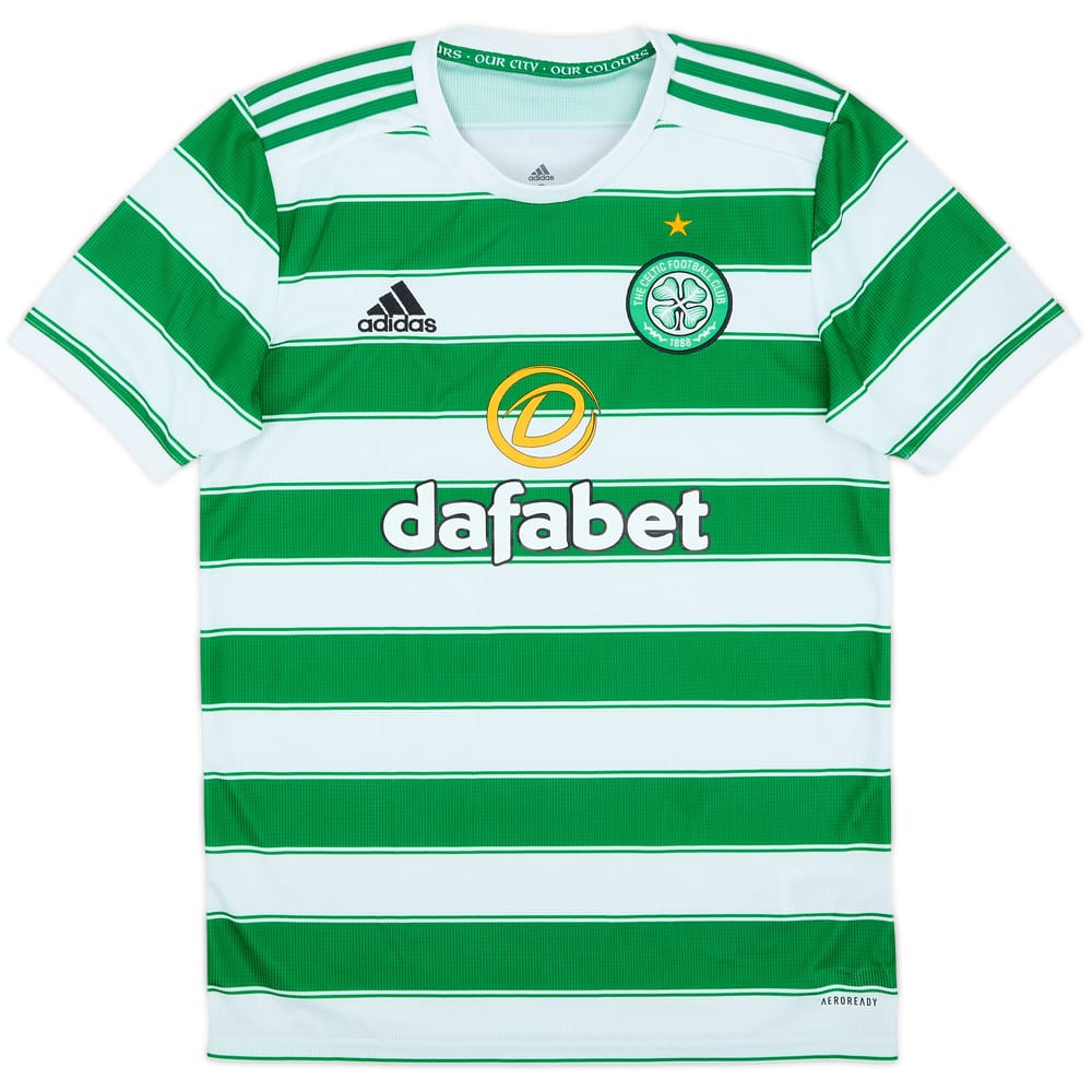 2021-22 Celtic Home Shirt - 8/10 - (S)