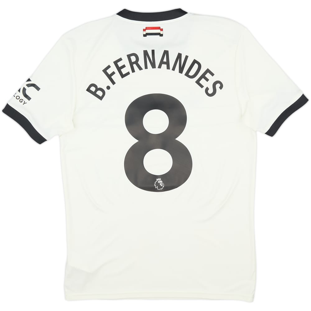Camiseta de la tercera equipación del Manchester United 2024-25 B.Fernandes #8 - 8/10 - (M)