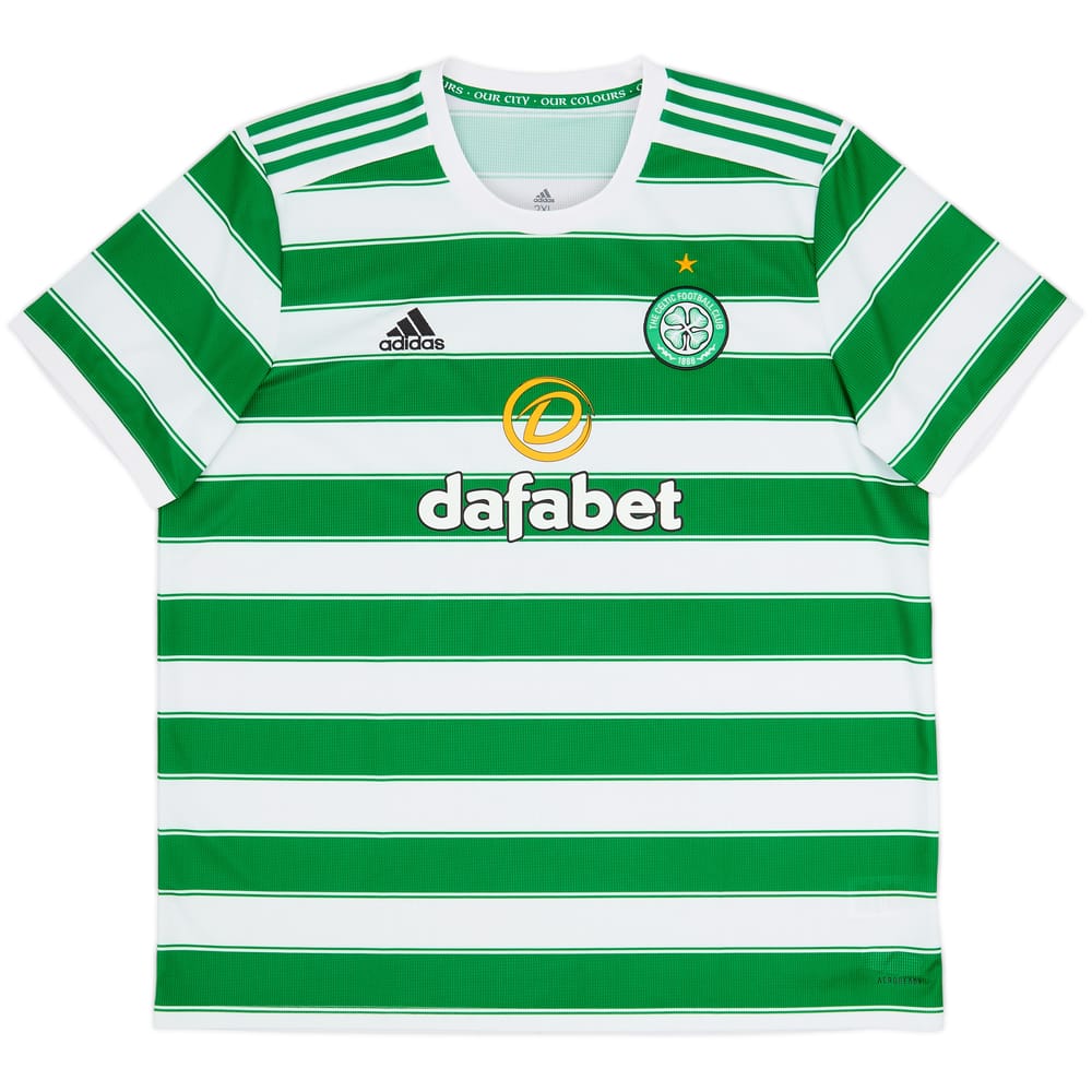 2021-22 Celtic Home Shirt - 10/10 - (XXL)