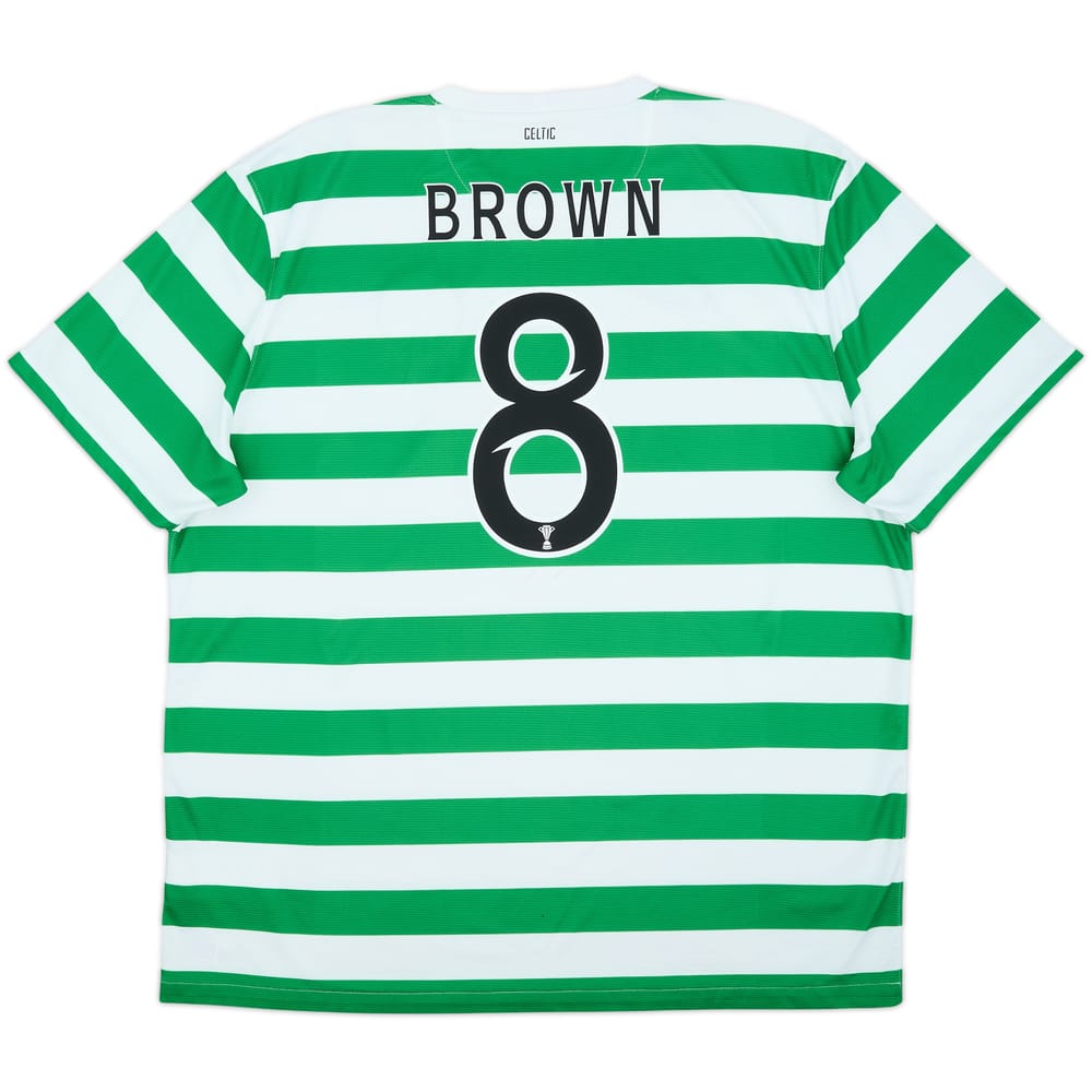 2012-13 Celtic '125th Anniversary' Home Shirt Brown #8 - 7/10 - (XXL)