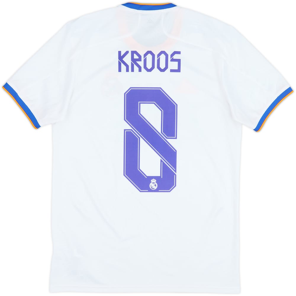 2021-22 Real Madrid Home Shirt Kroos #8 - 9/10 - (S)