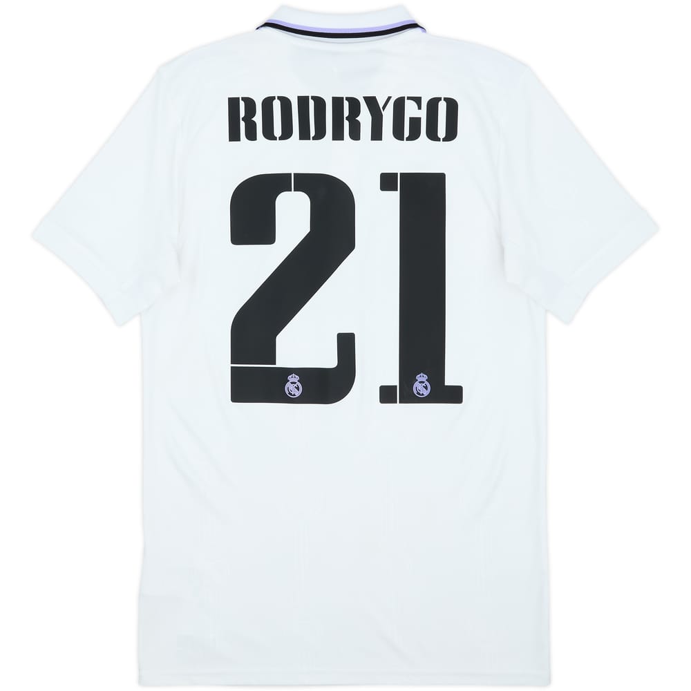 2022-23 Real Madrid Home Shirt Rodrygo #21 - 8/10 - (S)