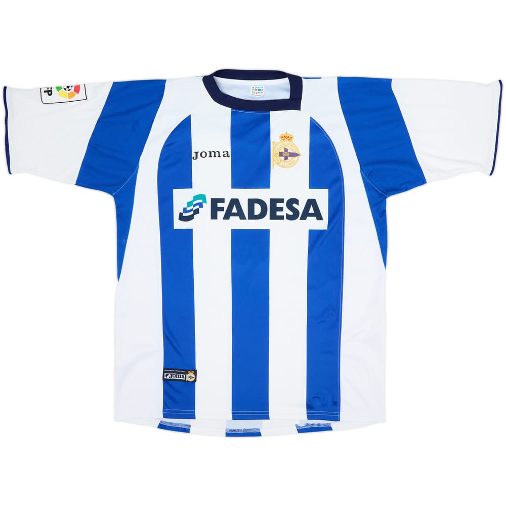 2004-05 Deportivo de La Coruna Home Shirt Mauro Silva #6 - 4/10 - (XXL)