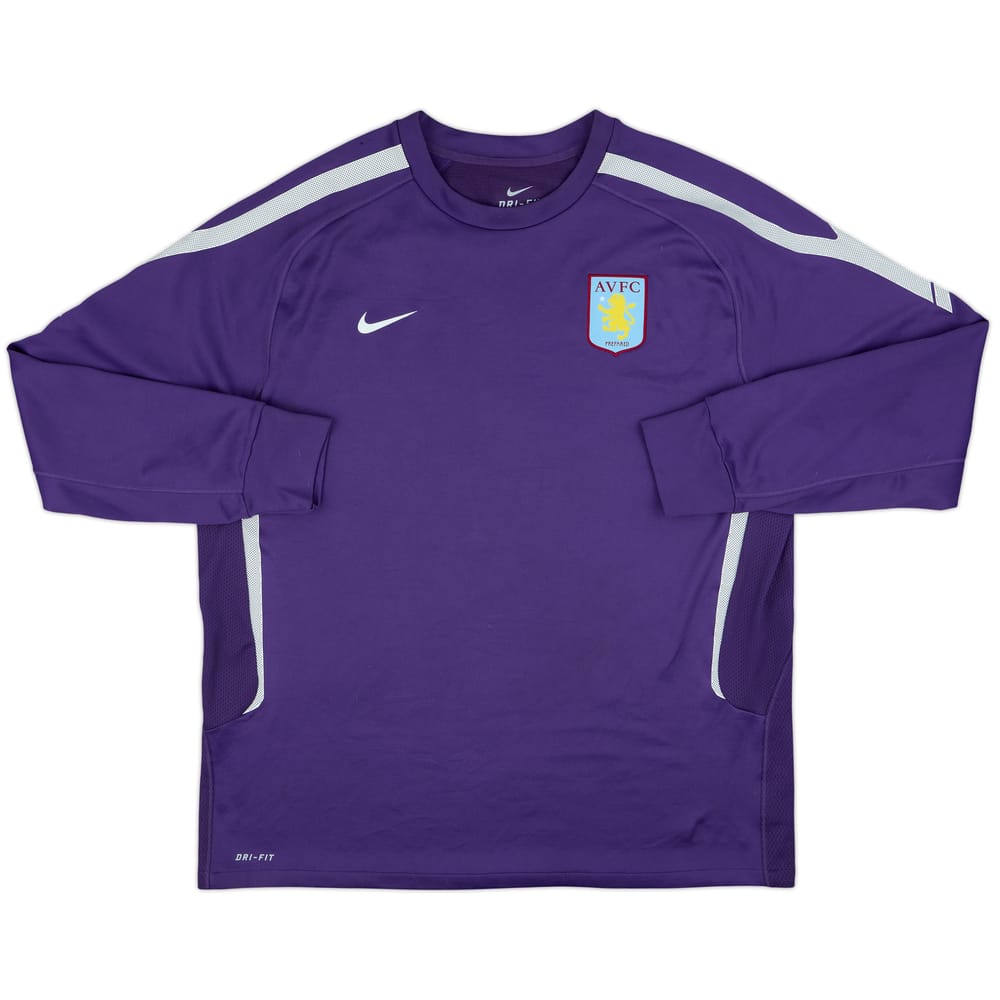 2011-12 Aston Villa Nike Sweat Top - 6/10 - (XXL)
