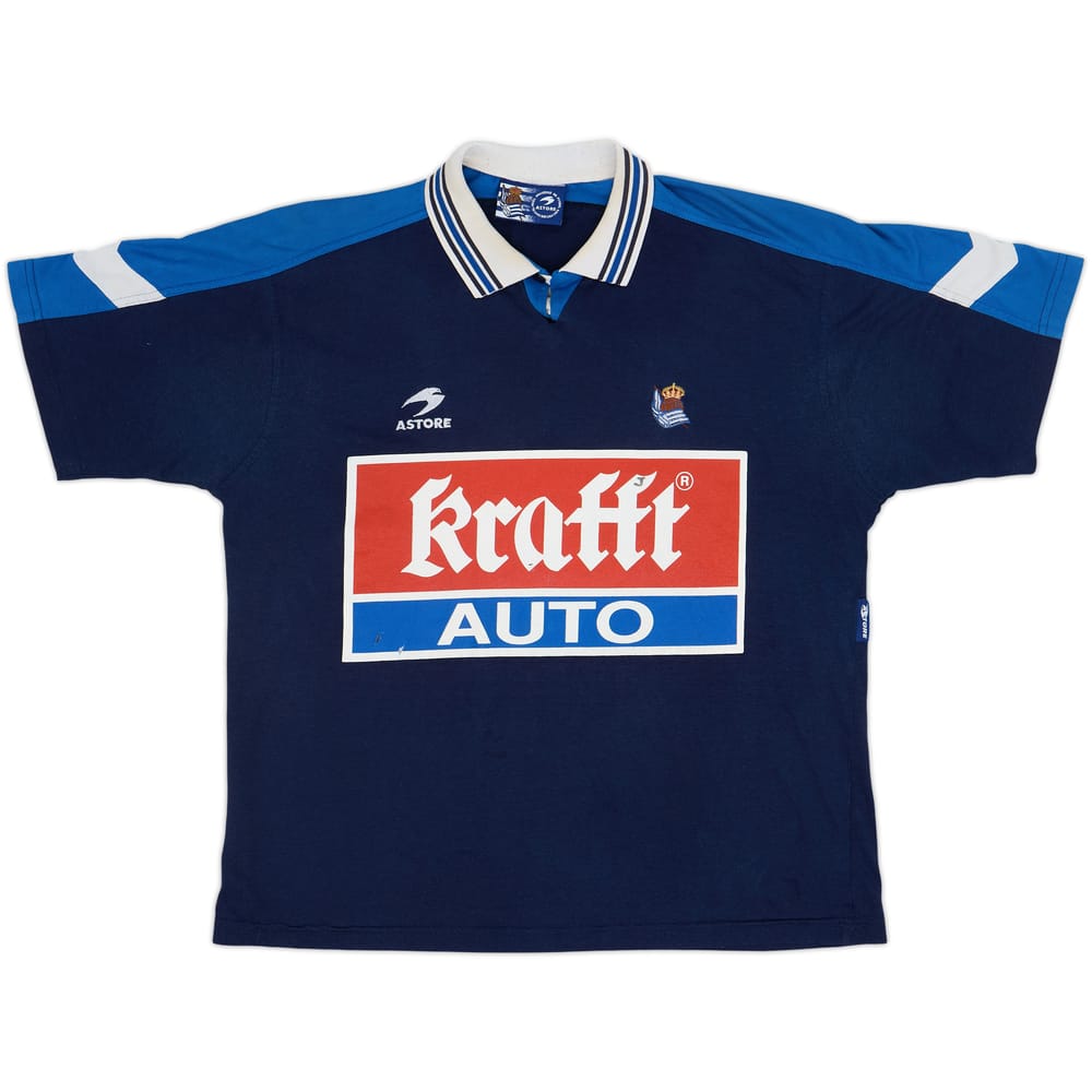 2000-01 Real Sociedad Astore Polo Shirt - 7/10 - (L)