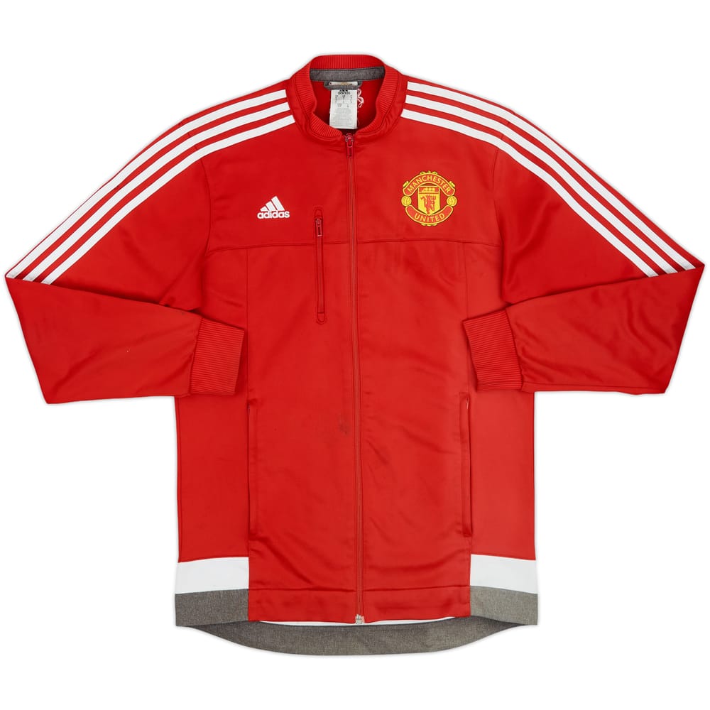 2015-16 Manchester United adidas Track Jacket - 5/10 - (S)