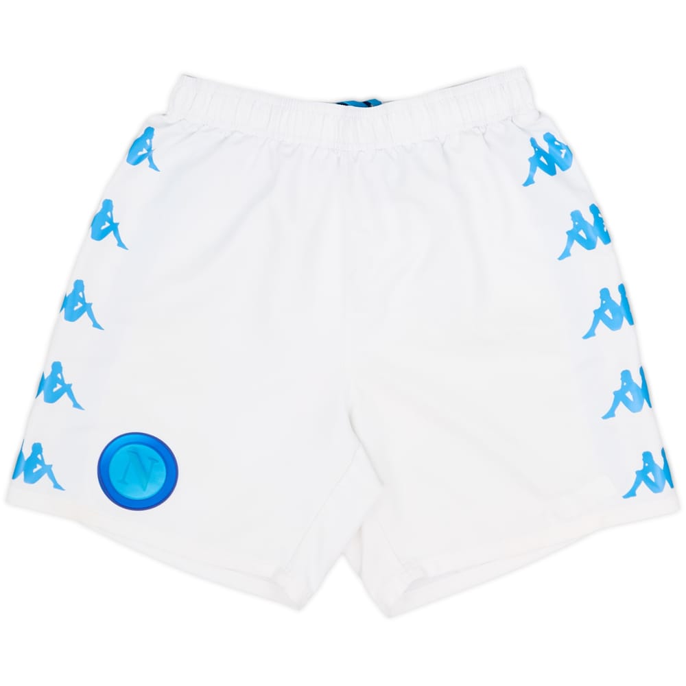 2020-21 Napoli Home Shorts - 4/10 - (S)