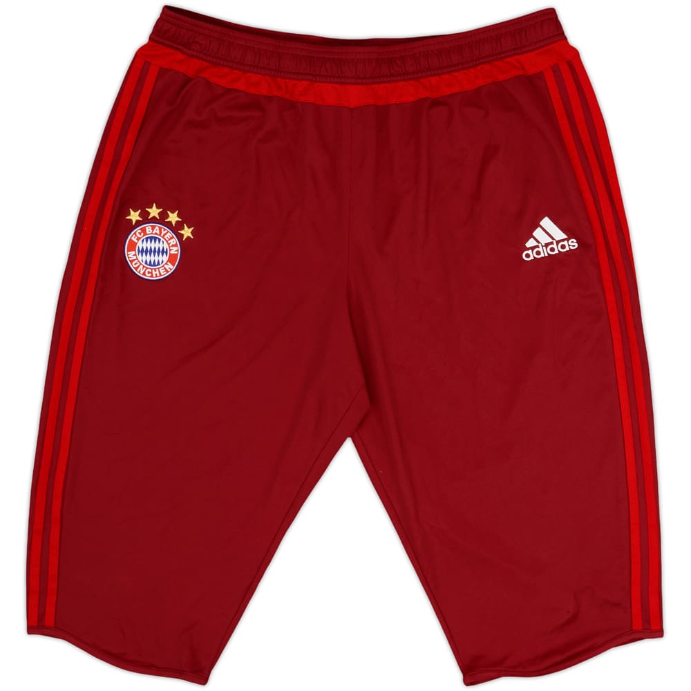 2015-16 Bayern Munich adidas Long Training Shorts - 8/10 - (XL)