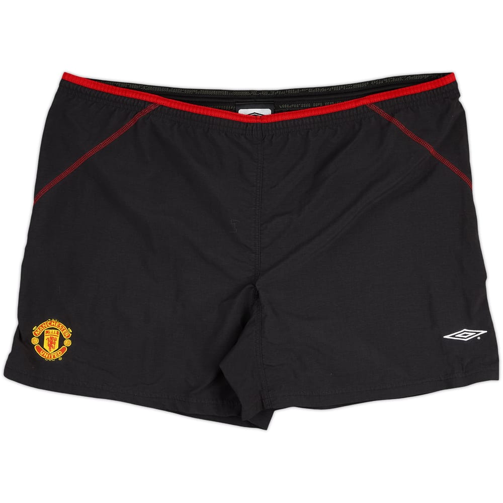 2000-02 Manchester United Alternate Home Shorts - 5/10 - (L)
