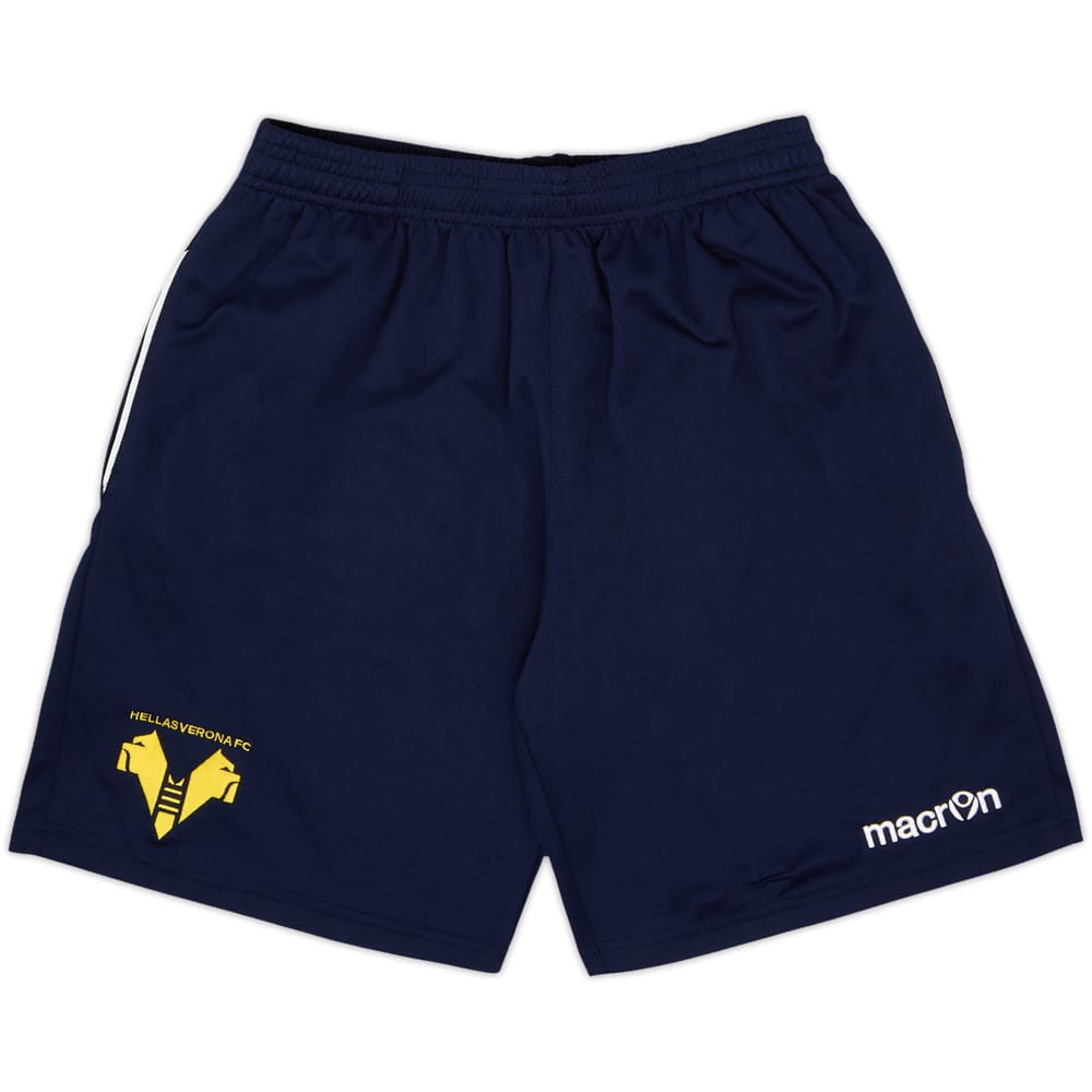 Pantalones cortos de entrenamiento Macron del Hellas Verona 2018-19 - 8/10 - (M)