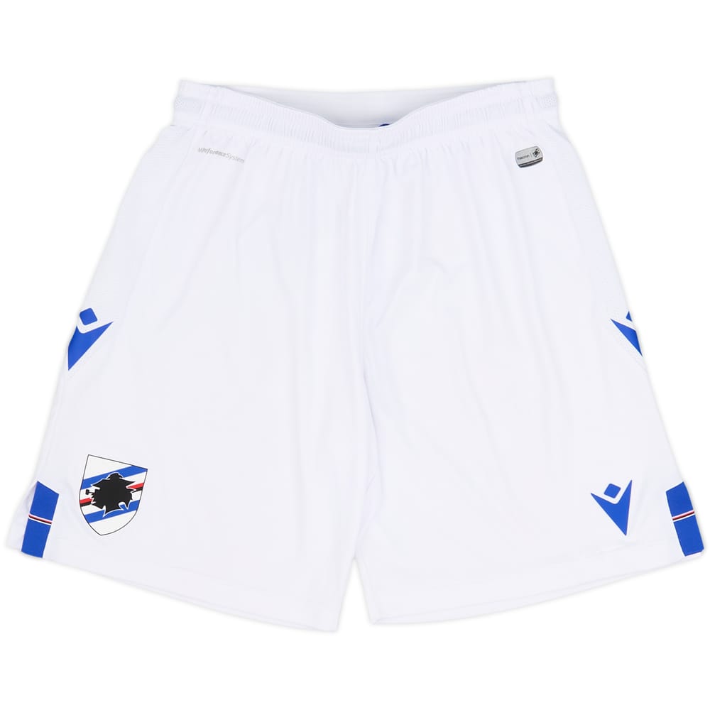 2020-21 Sampdoria Home Shorts - 6/10 - (S)
