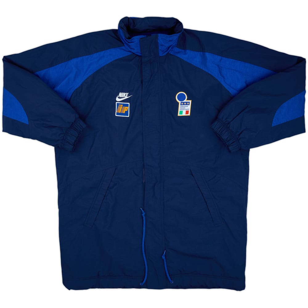 1996-97 Italy Player Issue Nike Padded Bench Coat - 9/10 - (L)