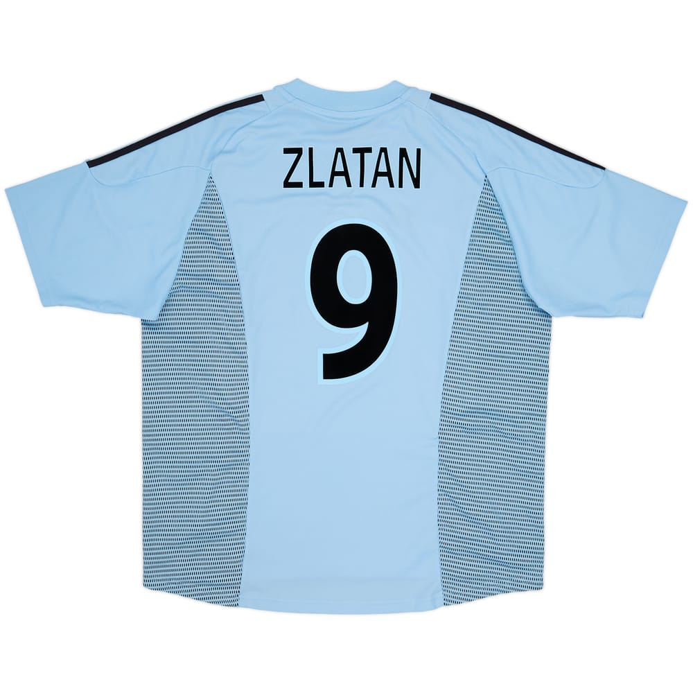 Camiseta de visitante del Ajax 2002-03 Zlatan #9 - 8/10 - (XL)