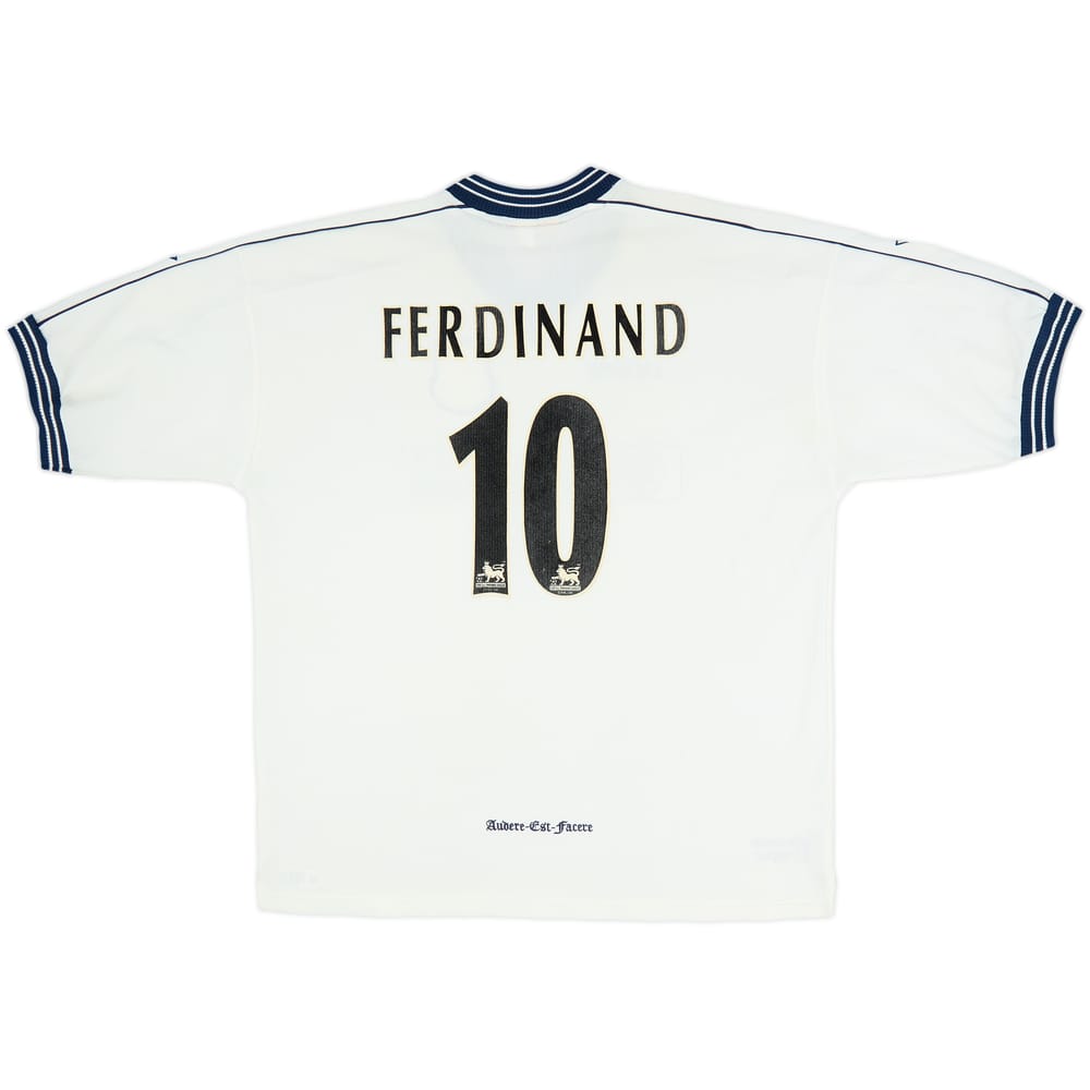 1997-99 Tottenham Home Shirt Ferdinand #10 - 7/10 - (XXL)