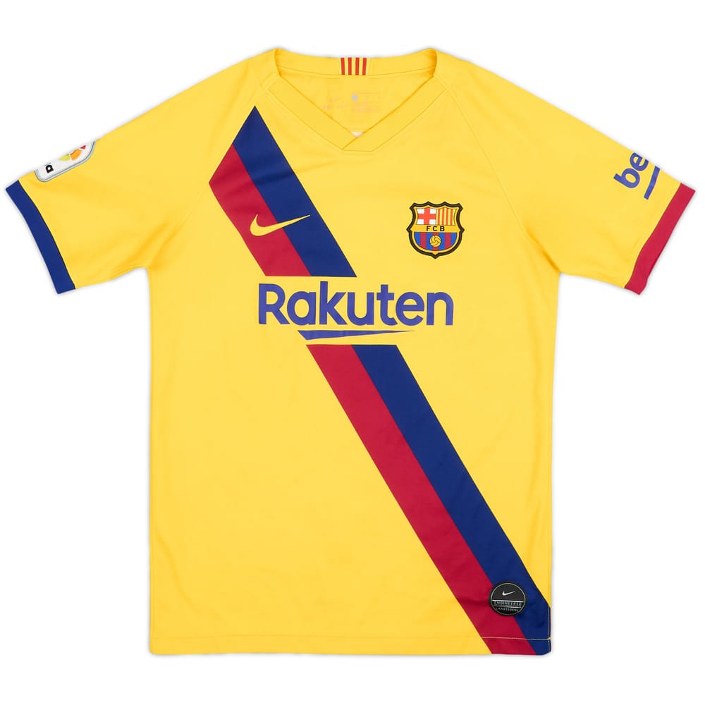 2019-20 Barcelona Away Shirt - 8/10 - (L.Boys)
