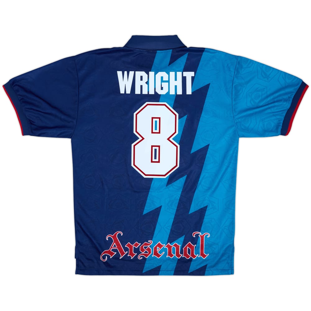 1995-96 Arsenal Away Shirt Wright #8 - 8/10 - (L)