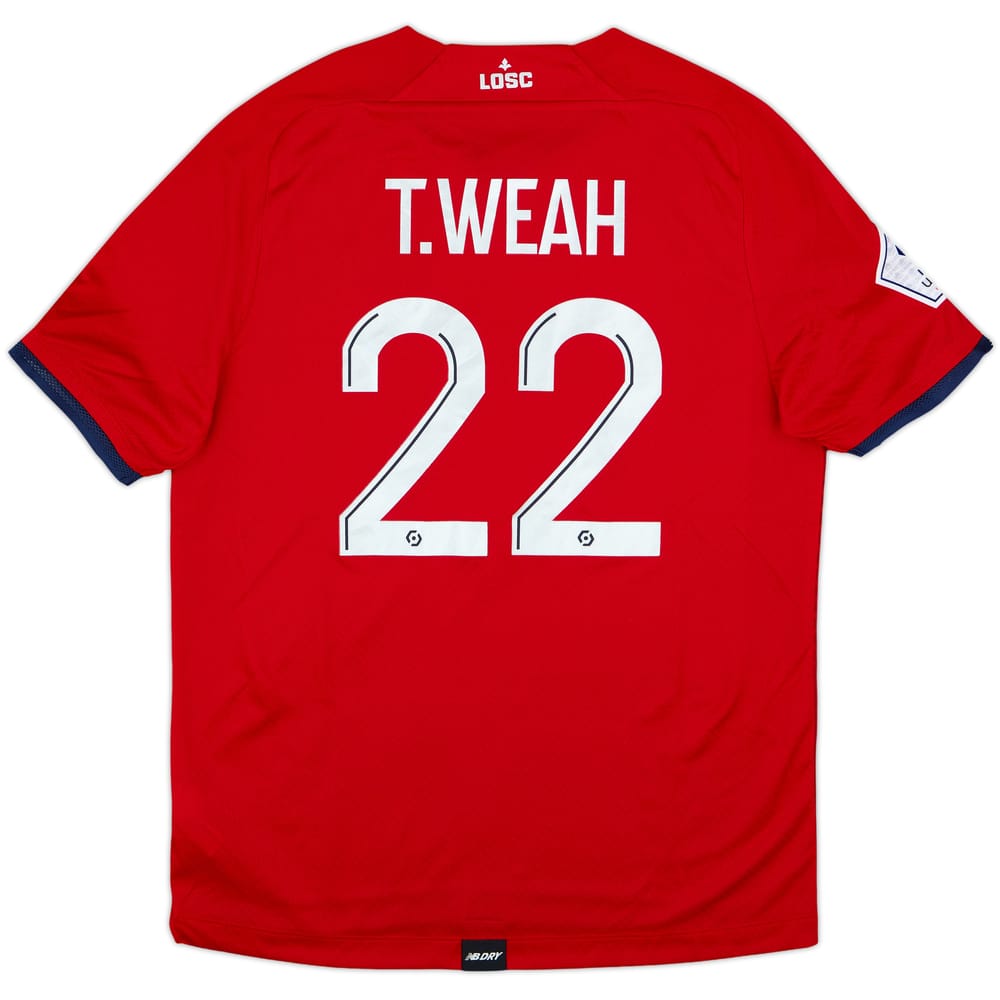 2021-22 Lille Home Shirt T.Weah #22 - 10/10 - (M)