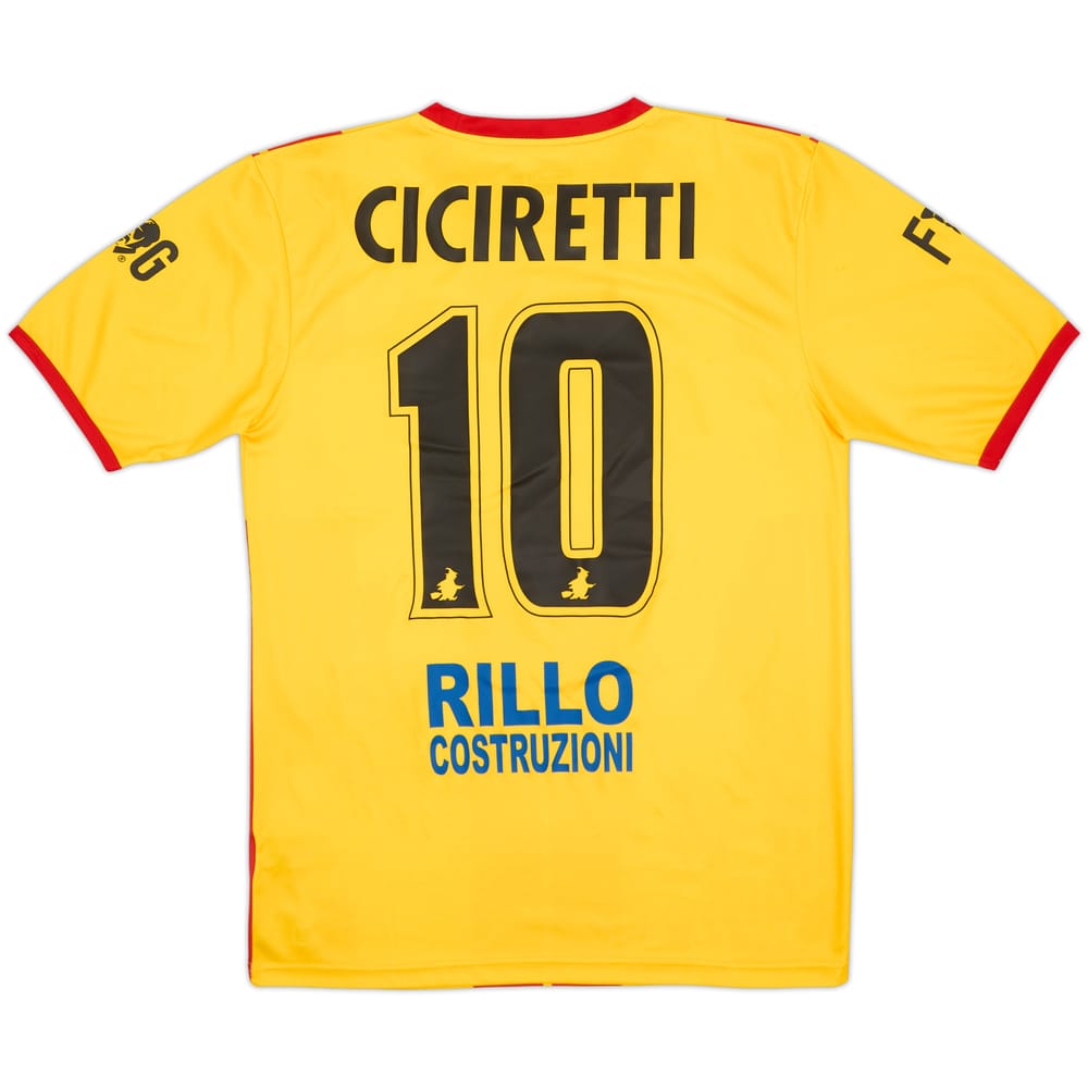2016-17 Benevento Home Shirt Ciciretti #10 - 9/10 - (M)