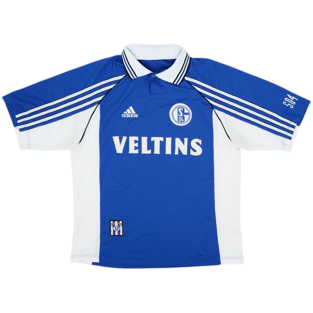 1998-00 Schalke Home Shirt #7 - 7/10 - (S)
