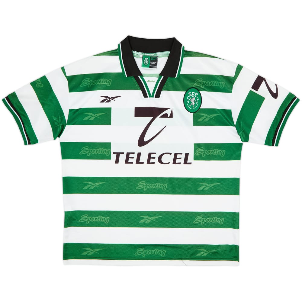 1998-99 Sporting CP Home Shirt - 8/10 - (XL)