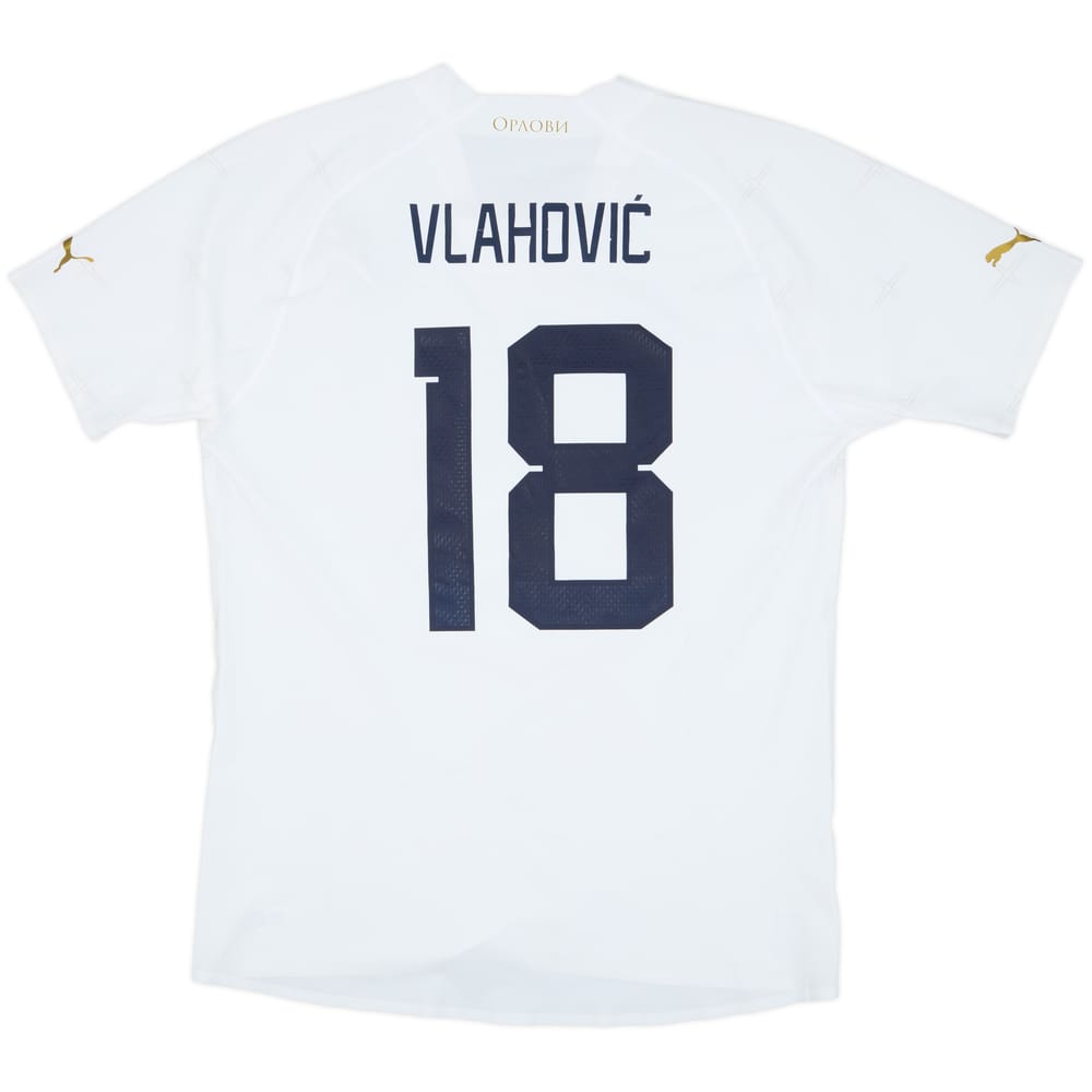 2022-23 Serbia Player Issue Away Shirt Vlahovic #18 - 7/10 - (L)