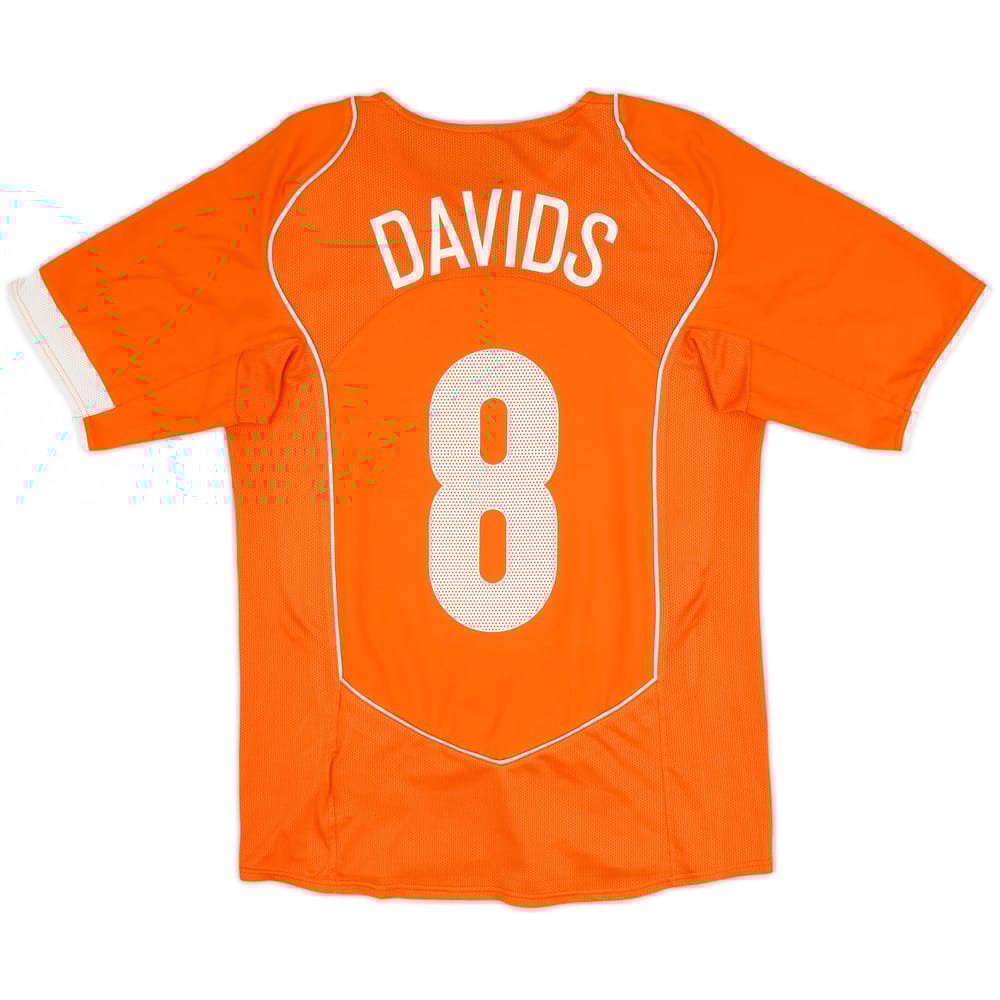 2004-06 Netherlands Home Shirt Davids #8 - 8/10 - (S)