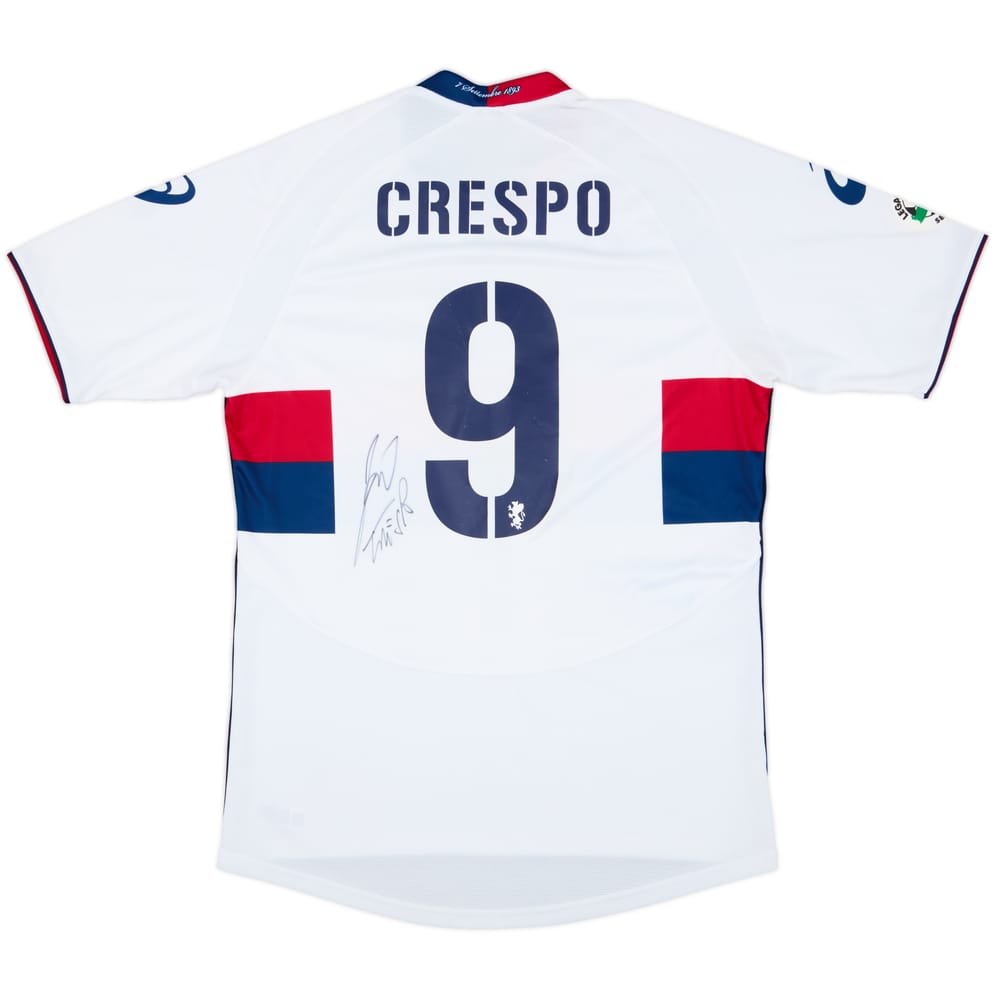 2009-10 Genoa Signed Away Shirt Crespo #9 - 7/10 - (XL)