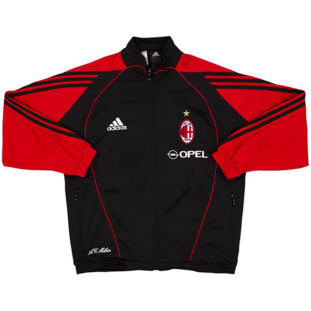 2005-06 AC Milan adidas Track Jacket - 8/10 - (L.Boys)