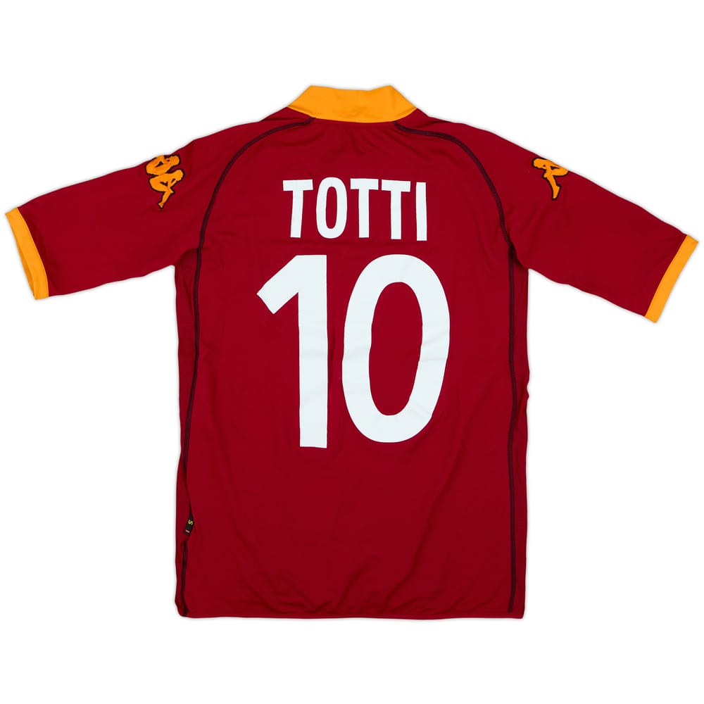 2002-03 Roma Home Shirt Totti #10 - 6/10 - (S)