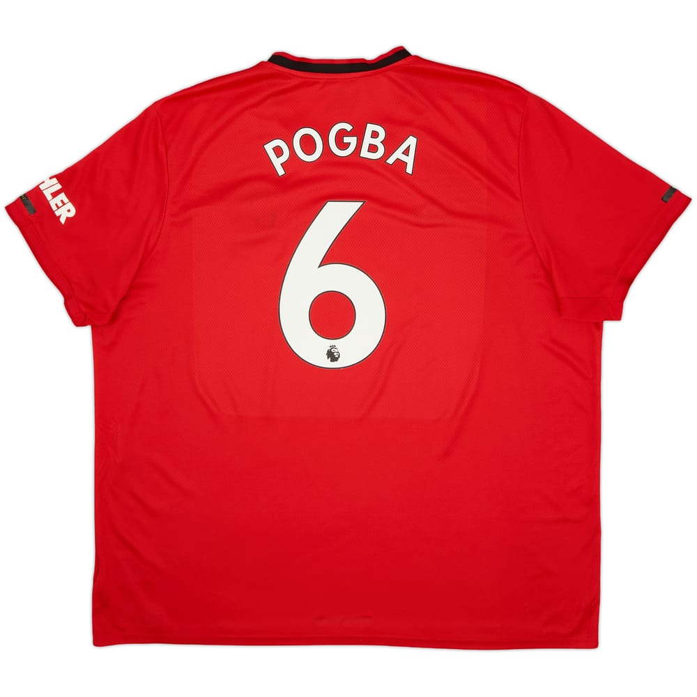 2019-20 Manchester United Home Shirt Pogba #6 - 7/10 - (3XL)