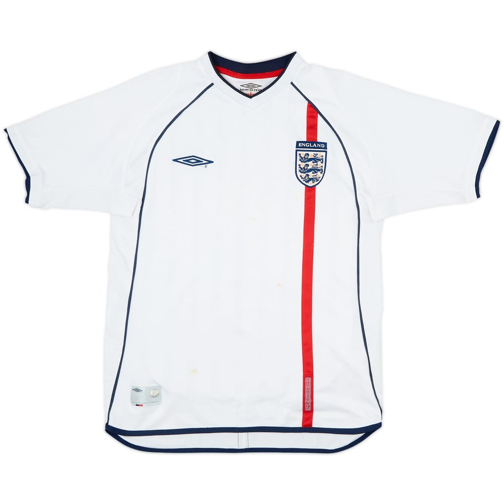 2001-03 England Home Shirt - 5/10 - (M)