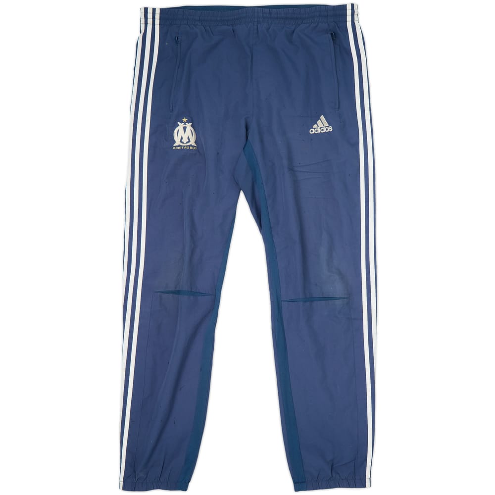 2004-05 Olympique Marseille adidas Track Pants/Bottoms - 3/10 - (L)