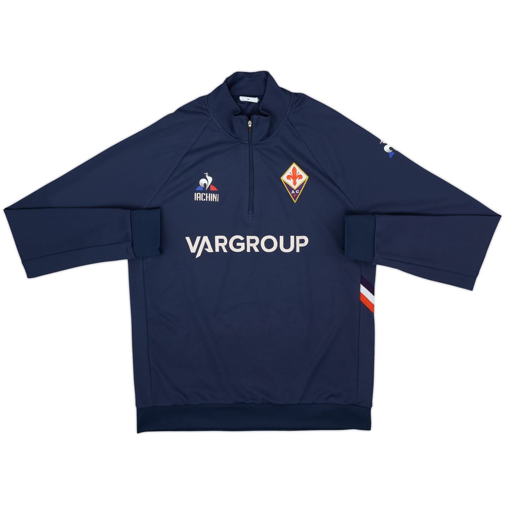 2019-20 Fiorentina Staff Issue Le Coq Sportif 1/4 Zip Training Top (G. Iachini) - 6/10 - (M)