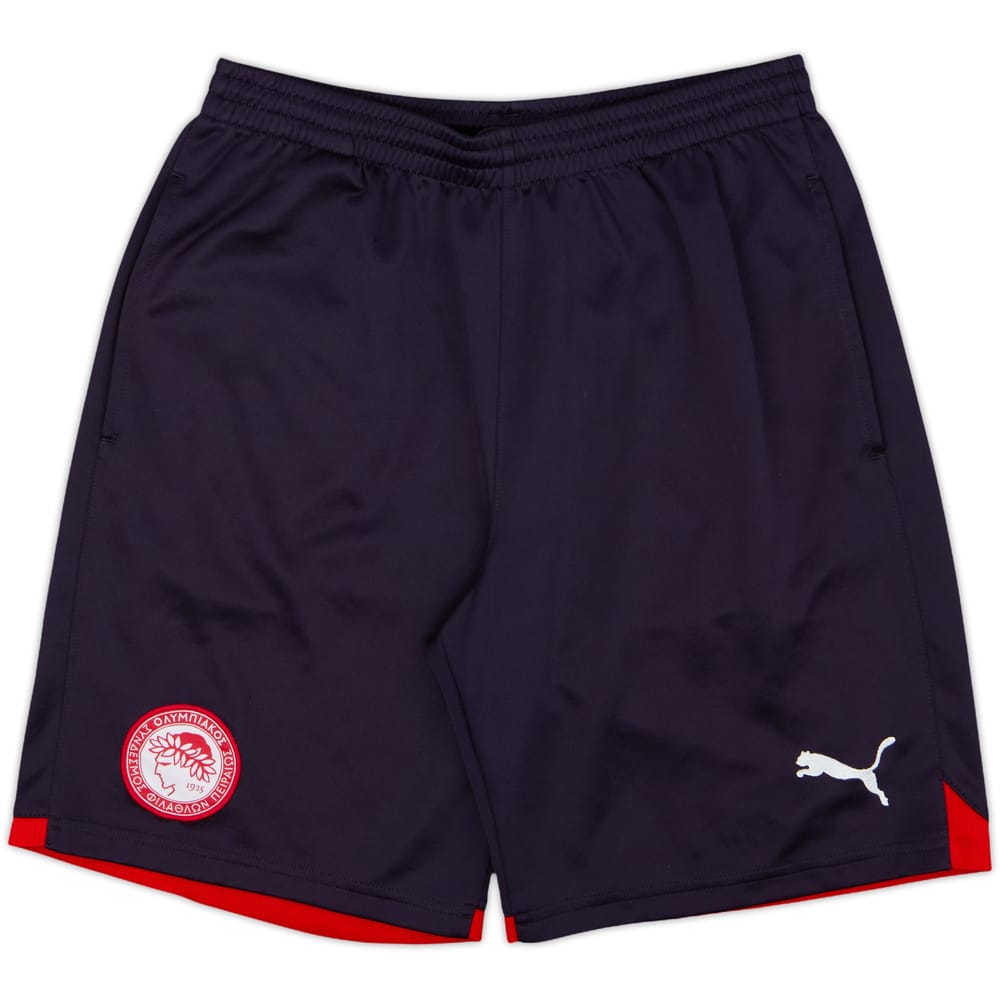 2013-14 Olympiakos Away Shorts - 9/10 - (XL.Boys)