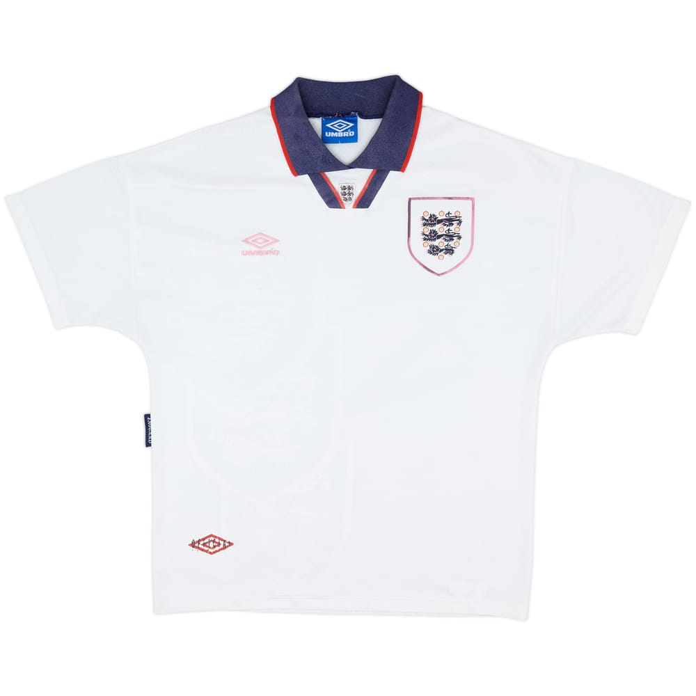 1993-95 England Home Shirt - 5/10 - (L)
