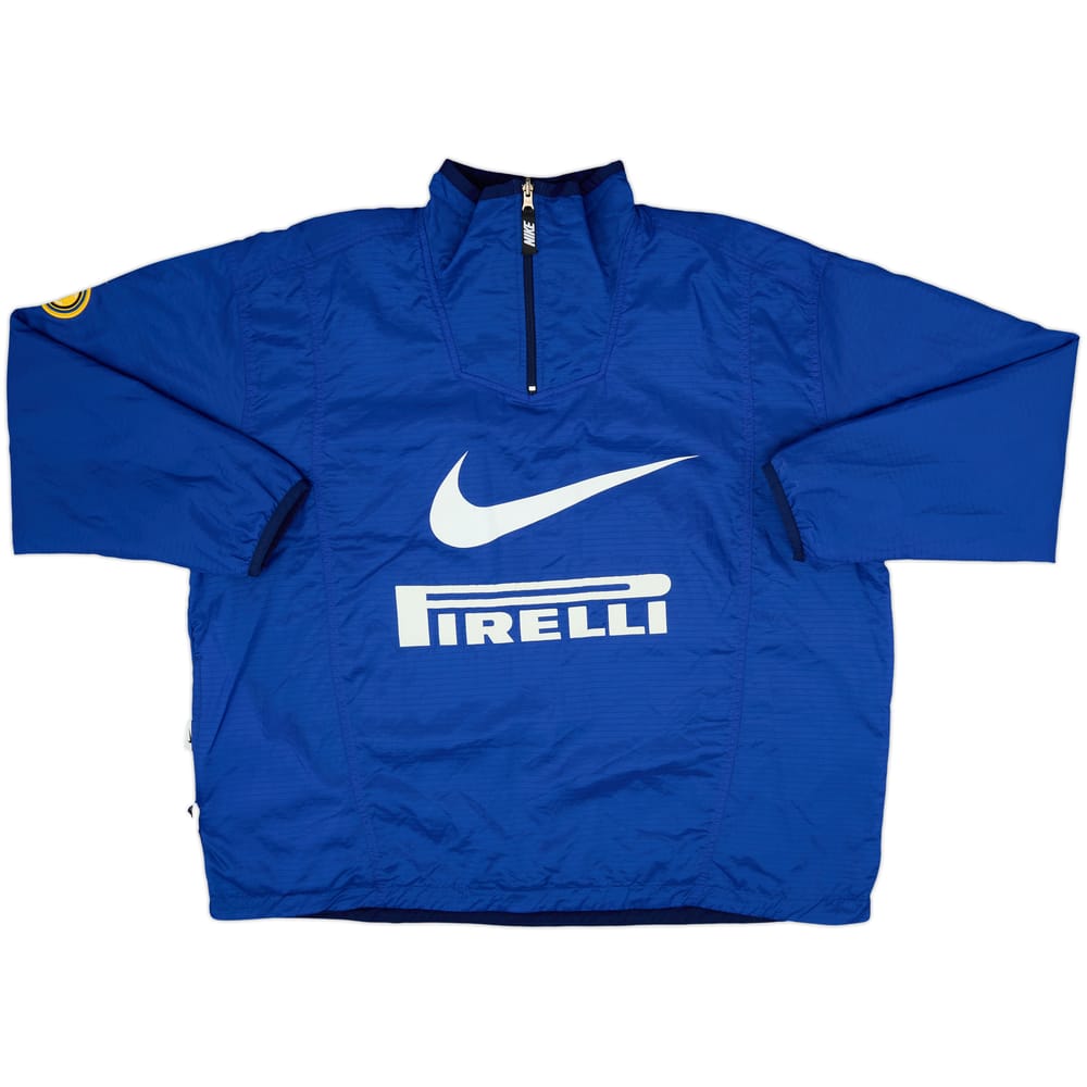 1998-99 Inter Milan Nike Reversible 1/4 Zip Fleece - 8/10 - (XL)