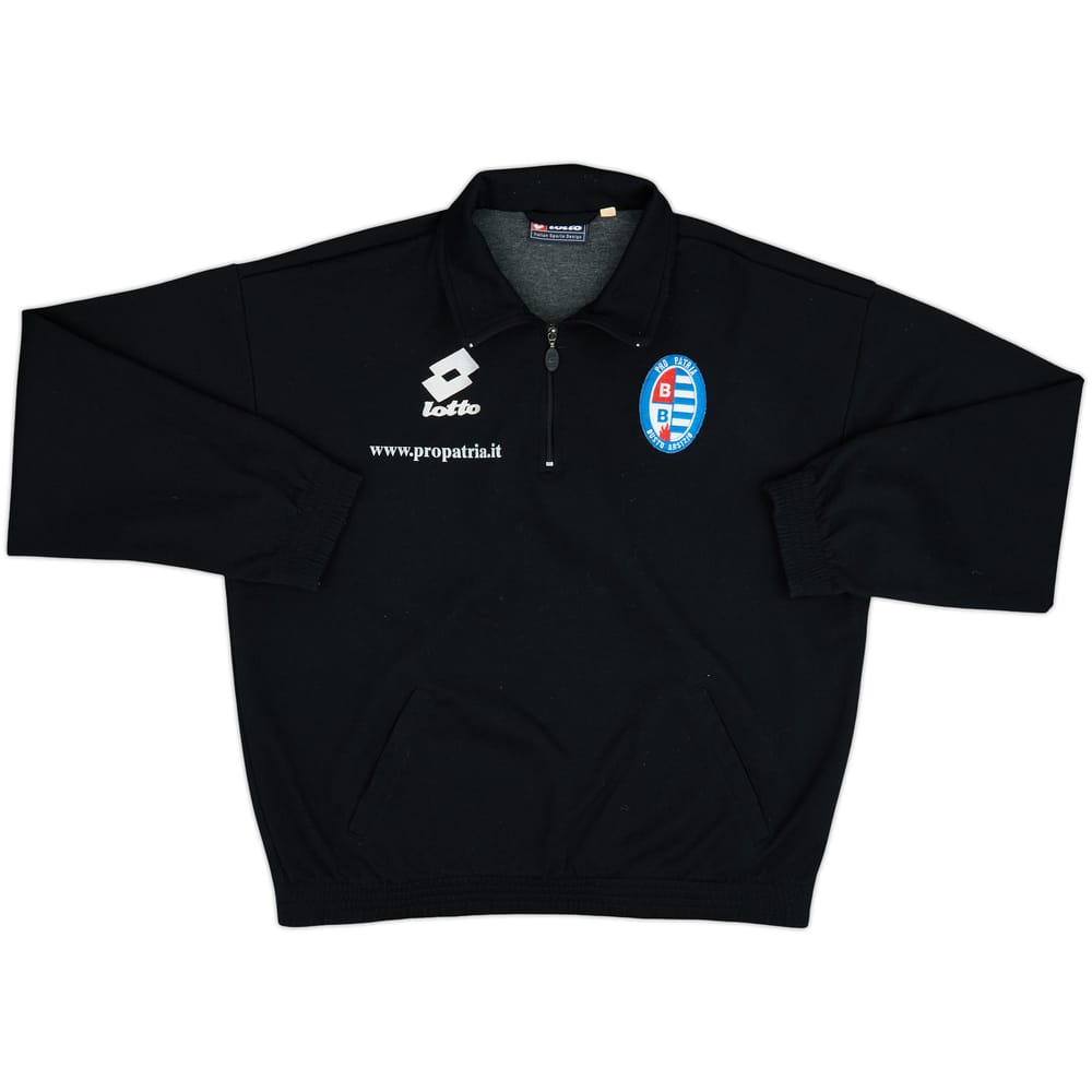 2002-03 Aurora Pro Patria Lotto 1/4 Zip Track Jacket - 8/10 - (XL)