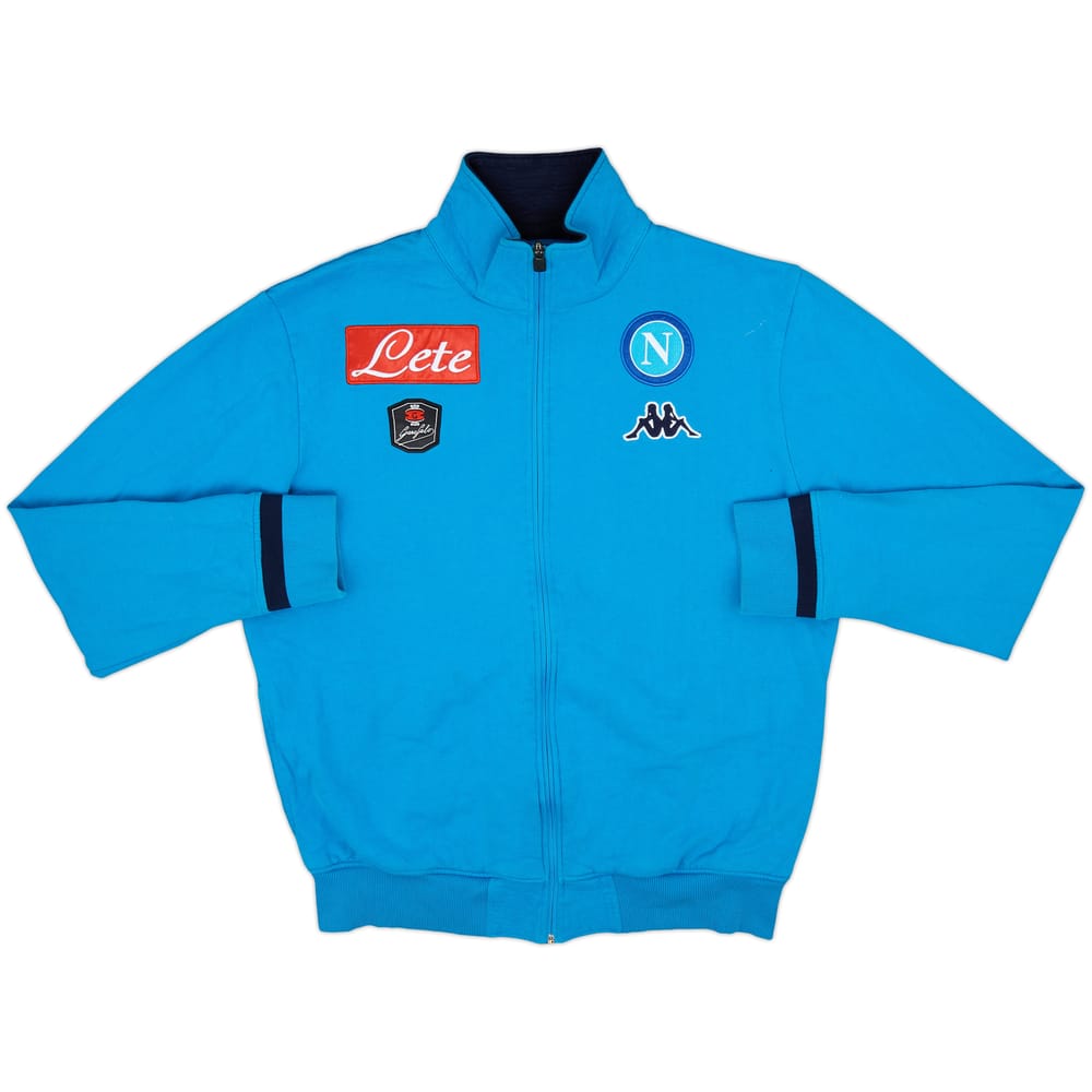 2015-16 Napoli Kappa Track Jacket - 7/10 - (XL)