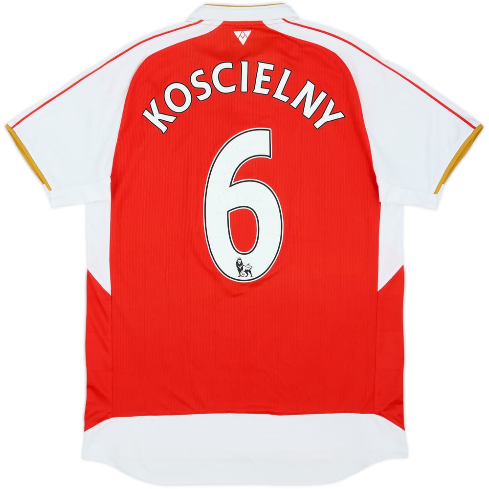 2015-16 Arsenal Home Shirt Koscielny #6 - 5/10 - (L)