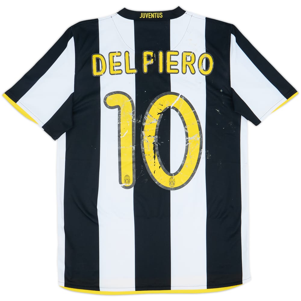 2008-09 Juventus Home Shirt Del Piero #10 - 4/10 - (S)