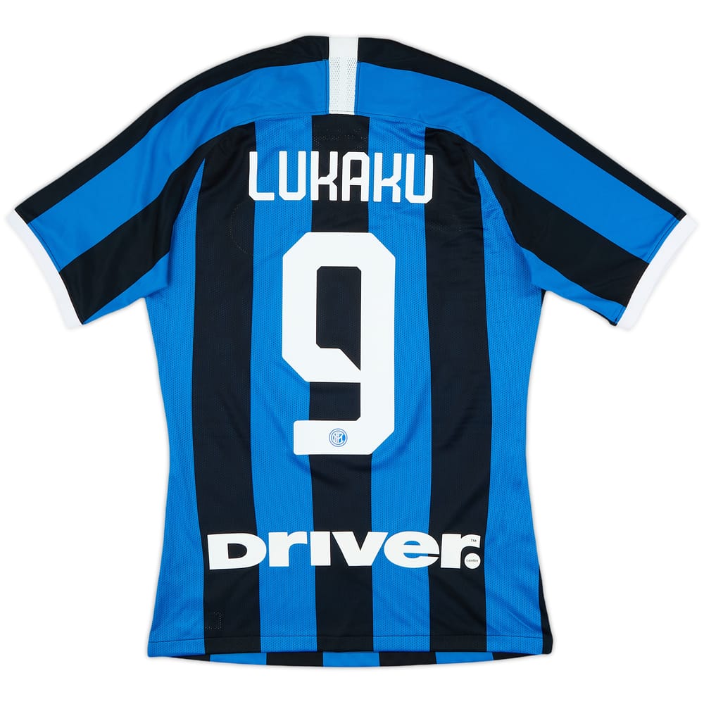 2019-20 Inter Milan Authentic Home Shirt Lukaku #9 - 9/10 - (S)
