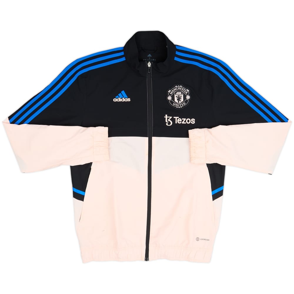 2022-23 Manchester United adidas Track Jacket - 8/10 - (S)