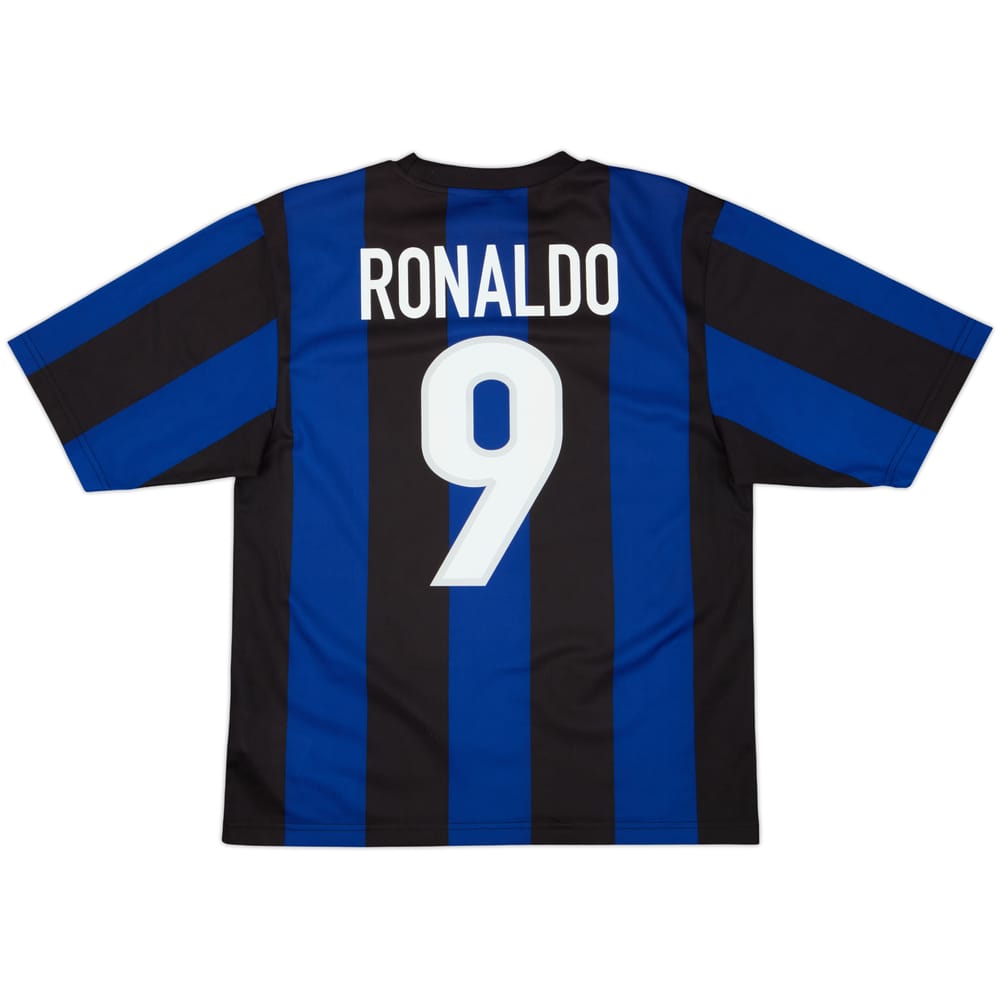 1999-00 Inter Milan Basic Home Shirt Ronaldo #9 - 6/10 - (S)