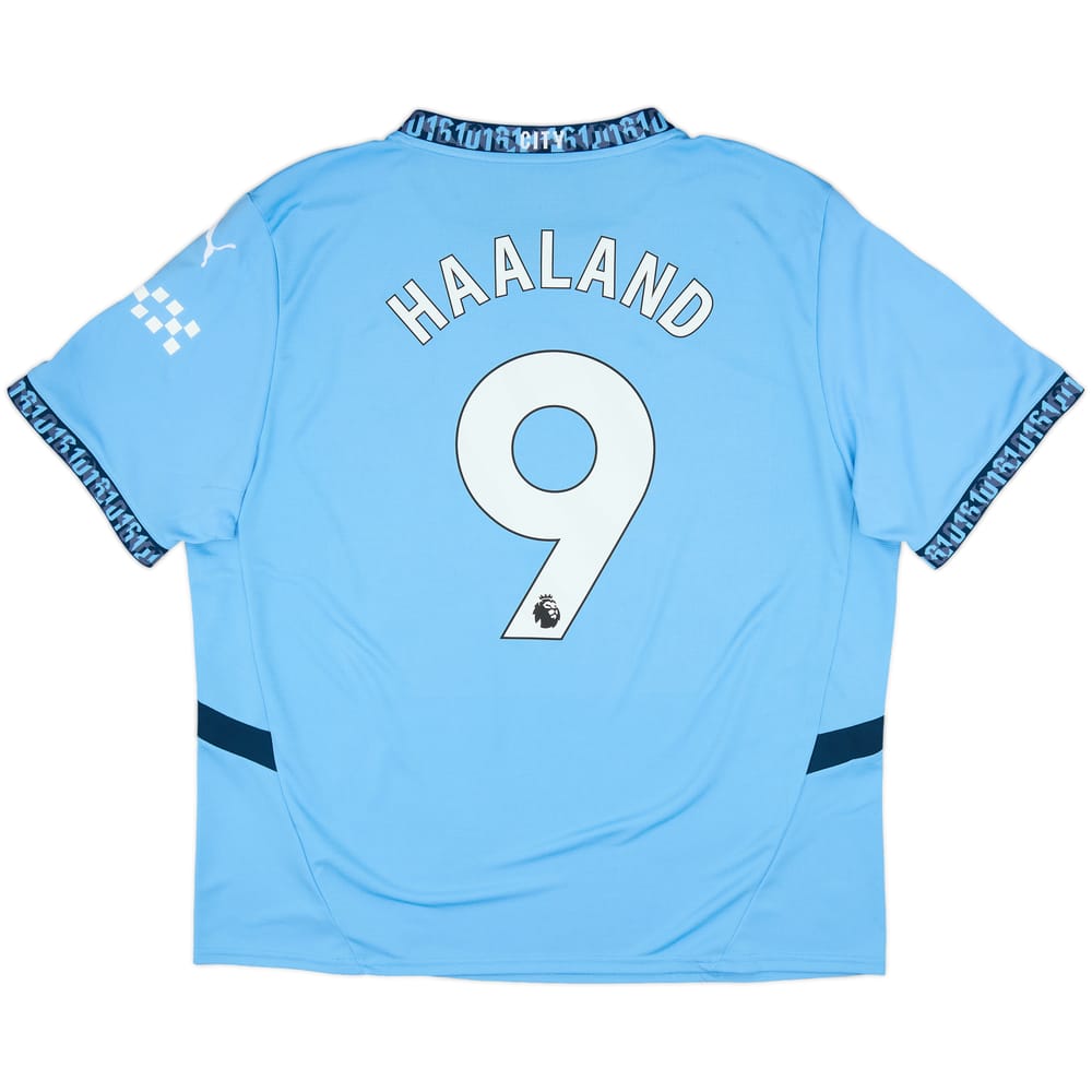 2024-25 Manchester City Home Shirt Haaland #9 - 7/10 - (XXL)