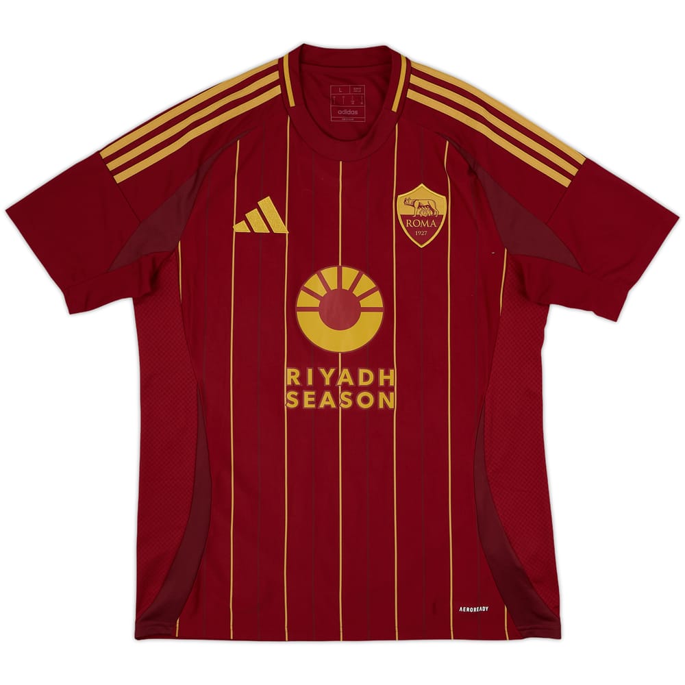 2024-25 Roma Home Shirt - 10/10 - (L)
