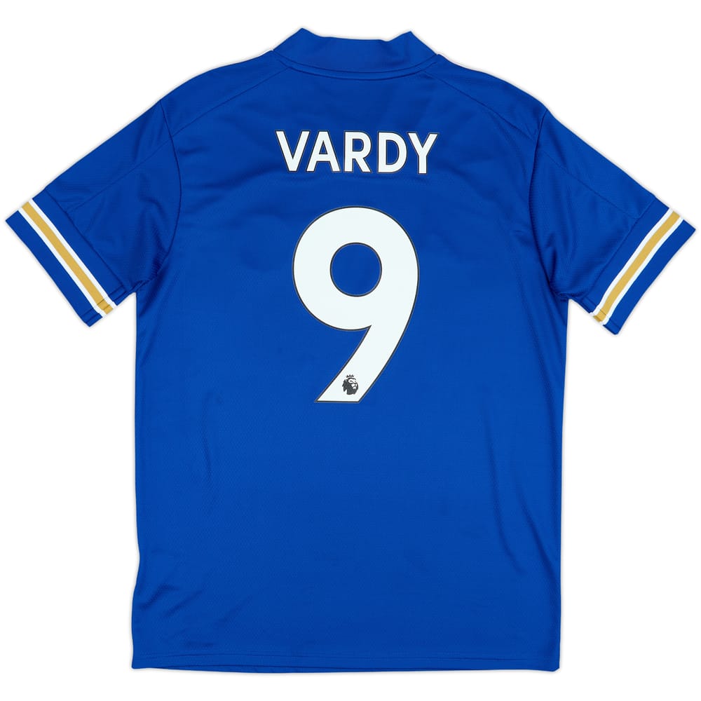 2020-21 Leicester Home Shirt Vardy #9 - 8/10 - (M)