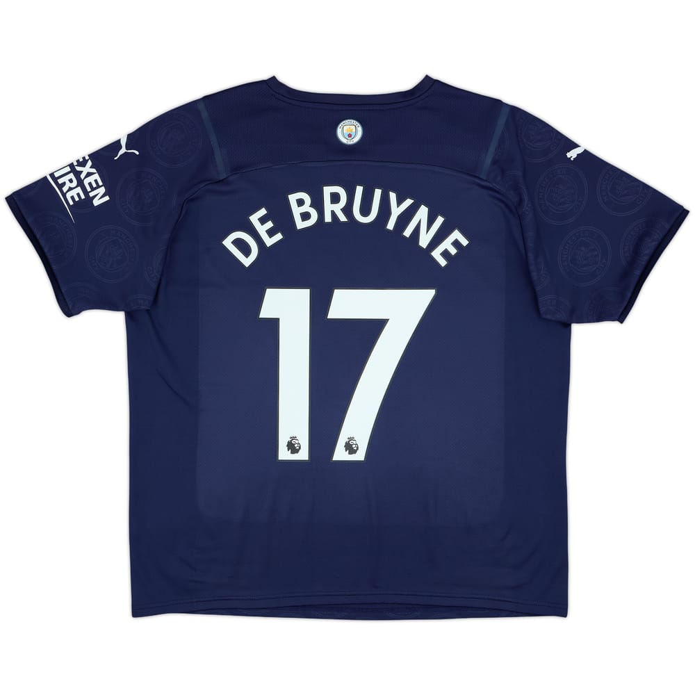 2021-22 Manchester City Third Shirt De Bruyne #17 - 10/10 - (XL)
