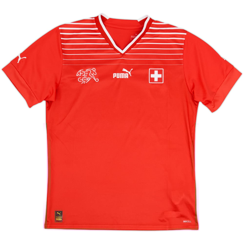 2022-23 Switzerland Home Shirt - 9/10 - (M)